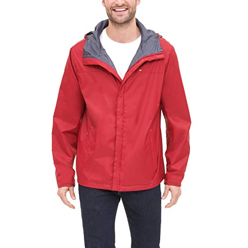 Tommy Hilfiger Men's Waterproof Breathable Hooded Jacket, Only$39.99, free shipping