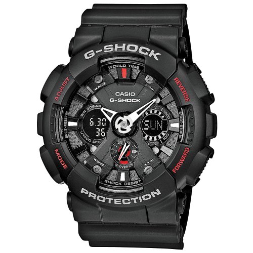 Casio Men's X-Large Quartz Sport Watch with Plastic Strap, Black, 1 (Model: GA120-1A), List Price is $130.00, Now Only $89.41