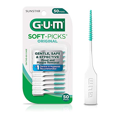 GUM - 6323R Soft-Picks Original Dental Picks, 50 Count, List Price is $5.49, Now Only $2.96