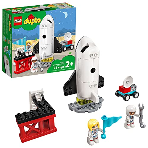 LEGO DUPLO Town Space Shuttle Mission 10944 Building Toy; Space Shuttle Creative Learning Playset, New 2021 (23 Pieces), List Price is $19.99, Now Only $16, You Save $3.99 (20%)