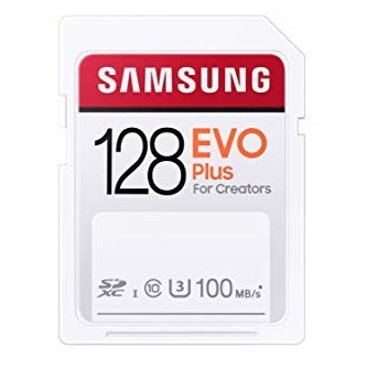 SAMSUNG EVO Plus SDXC Full Size SD Card 128GB (MB SC128H), MB-SC128H/AM, List Price is $19.99, Now Only $13.99, You Save $6.00 (30%)