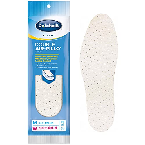 Dr. Scholl’s Comfort Double Air-Pillo Insoles, Men’s Size 7-13, Women’s Size 5-10 , 1 Pair, List Price is $4.79, Now Only $2.9, You Save $1.89 (39%)