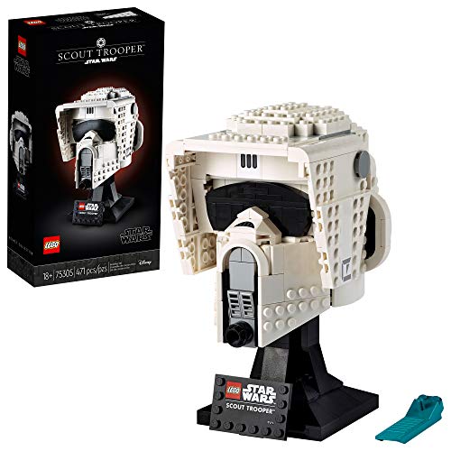 LEGO Star Wars Scout Trooper Helmet 75305 Collectible Building Toy, New 2021 (471 Pieces), List Price is $49.99, Now Only $40, You Save $9.99 (20%)