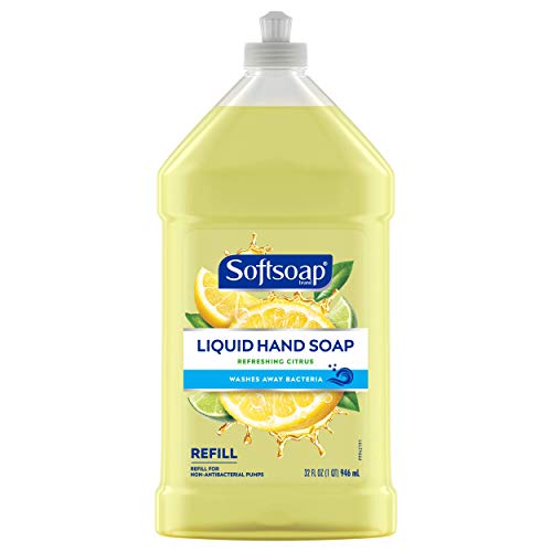 Softsoap Liquid Hand Soap Refill, Refreshing Citrus with Lemon Scent - 32 Fluid Ounce, Now Only $4.89