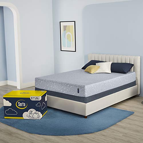 Serta - 9 inch Cooling Gel Memory Foam Mattress, Queen Size, Medium-Firm, Supportive, CertiPur-US Certified, 100-Night Trial, List Price is $499, Now Only $449, You Save $50.00 (10%)