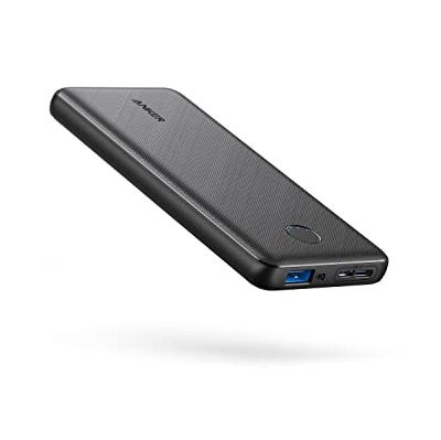 Anker Portable Charger, 313 Power Bank (PowerCore Slim 10K) 10000mAh Battery Pack with High-Speed PowerIQ Charging Technology and USB-C (Input Only) for iPhone, Samsung   Only $15.28