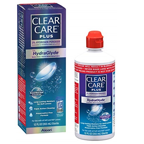 Clear Care Plus Cleaning and Disinfecting Solution with Lens Case, Clear, 12 Fl Oz, List Price is $10.99, Now Only $7.22