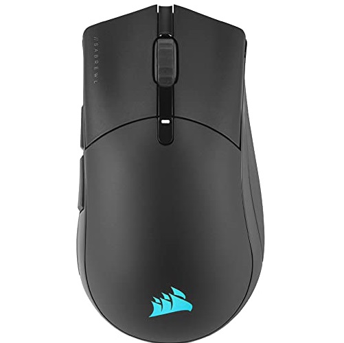 CORSAIR SABRE RGB PRO WIRELESS CHAMPION SERIES, Ultra-lightweight FPS/MOBA Wireless Gaming Mouse, Black, List Price is $109.99, Now Only $79.99, You Save $30.00 (27%)