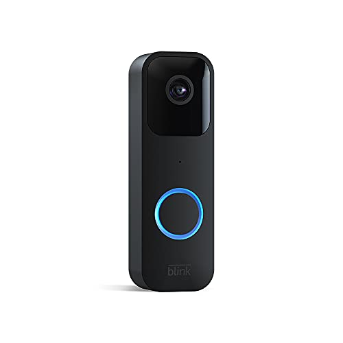 Introducing Blink Video Doorbell | Two-way audio, HD video, motion and chime app alerts and Alexa enabled — wired or wire-free (Black), List Price is $49.99, Now Only $34.99