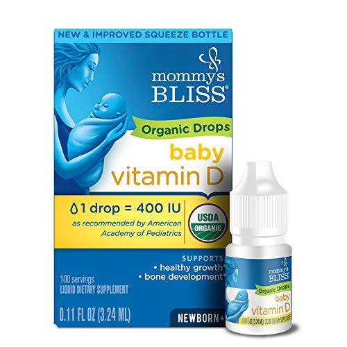 Mommy's Bliss Organic Drops No Artificial Color, Vitamin D, 0.11 Fl Oz, List Price is $12.99, Now Only $6.18