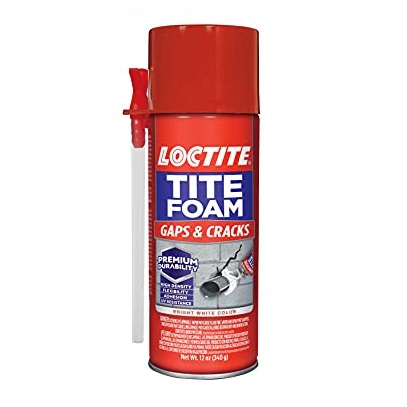 Loctite TITE FOAM Insulating Foam Sealant, Gaps & Cracks, 12-Ounce Can (Packaging may vary), List Price is $7.99, Now Only $4.39