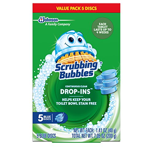 Scrubbing Bubbles Toilet Cleaner Drop Ins, 5Count in Single Box, 7.05 oz, List Price is $5.39, Now Only $3.96, You Save $1.43 (27%)