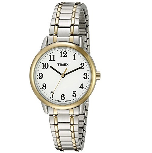 Timex Women's TW2P78700 Easy Reader Two-Tone Stainless Steel Expansion Band Watch, List Price is $62, Now Only $13.48, You Save $48.52 (78%)