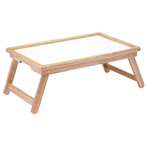 Winsome Wood Stockton Bed Tray, Natural/wht, List Price is $26.75, Now Only $14.71, You Save $12.04 (45%)
