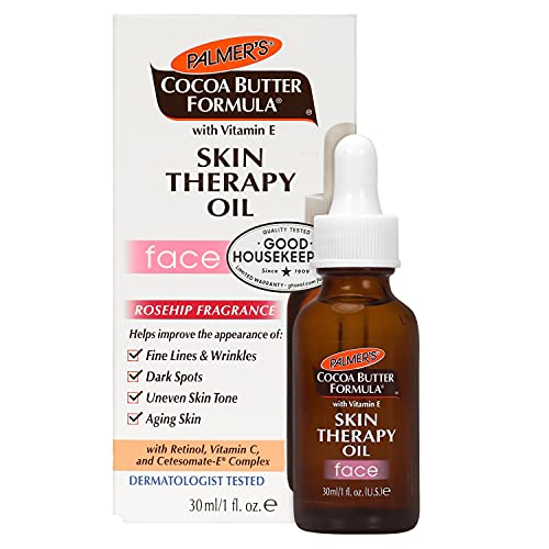 Palmer's Cocoa Butter Formula Moisturizing Skin Therapy Oil for Face with Vitamin E Rosehip Fragrance Rose, 1 Fl Oz, List Price is $18.99, Now Only $7.41