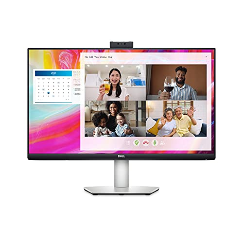 Dell S2722DZ 27-inch QHD 2560 x 1440 75Hz Video Conferencing Monitor, Noise-Cancelling Dual Microphones, Dual 5W Speakers, USB-C connectivity, 16.7 Million Colors, Silver (Latest Model), Only $324.99