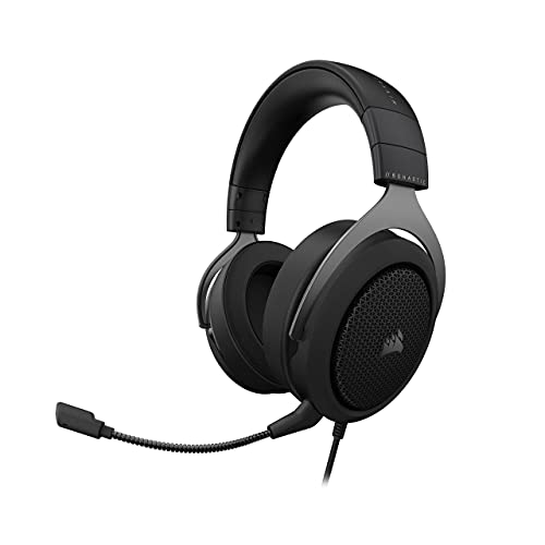 CORSAIR HS60 HAPTIC Stereo Gaming Headset with Haptic Bass, Carbon, List Price is $129.99, Now Only $39.99