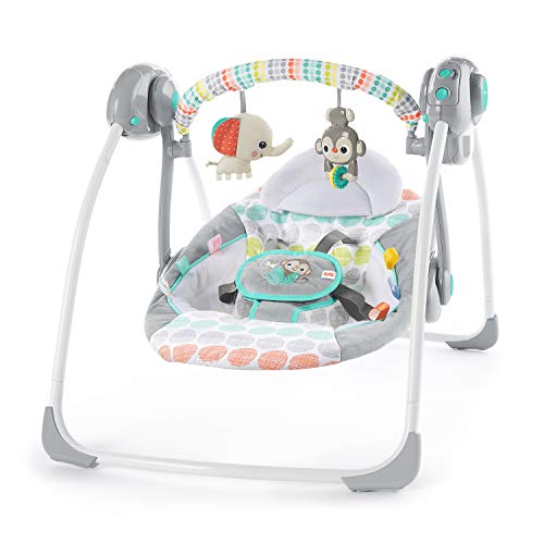 Bright Starts Whimsical Wild Portable Compact Automatic Swing with Melodies, List Price is $69.99, Now Only $43.33