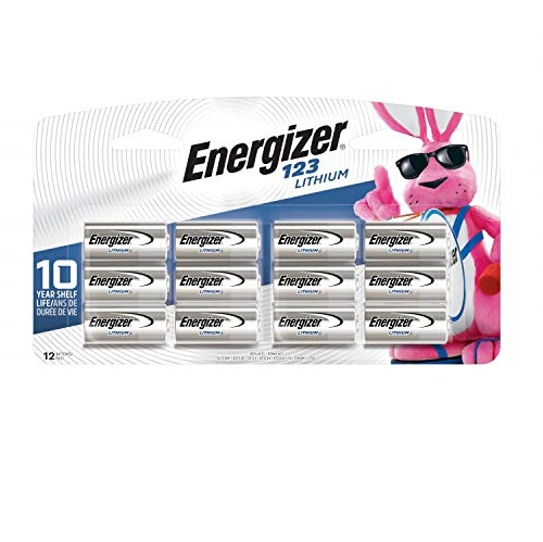 Energizer Lithium 123 Battery, 12-count, List Price is $34.97, Now Only $13.18