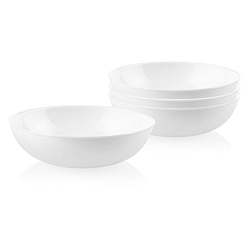 Corelle Chip Resistant Meal Bowl 46 oz, 4 Pack, White, List Price is $32.99, Now Only $26.04