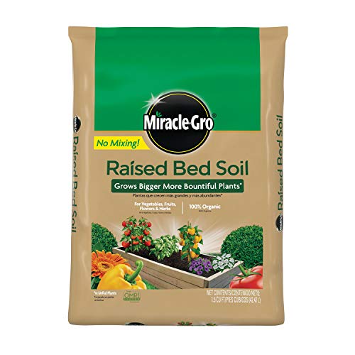 Miracle-Gro Raised Bed Soil, 1.5 cu. ft., List Price is $11.49, Now Only $9.48