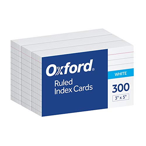 Oxford Ruled Index Cards, 3