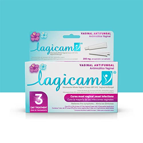 Lagicam Vaginal Yeast Infection Antifungal 3 Day Treatment Cream, 0.9 oz, List Price is $17.99, Now Only $11.89, You Save $6.10 (34%)