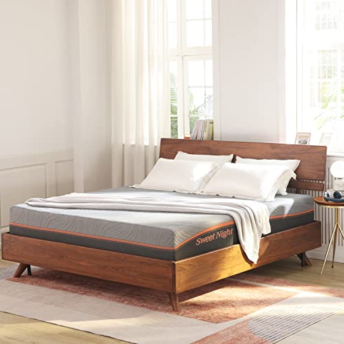 Sweetnight Queen Size Mattress, 12 inch Memory Foam Mattress with Three Firmness Levels from Soft to Firm, Gel Infused for Cool Sleep and Spinal Support, Flippable Bed Mattress in a Box,  Only $297.84
