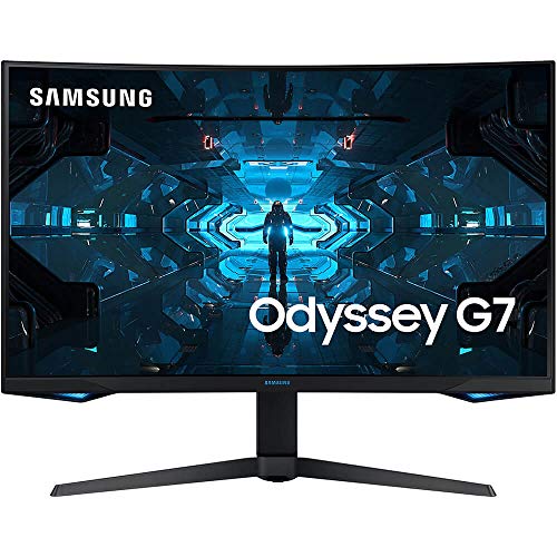 SAMSUNG Odyssey G7 Series 27-Inch WQHD (2560x1440) Gaming Monitor, 240Hz, Curved, 1ms, HDMI, G-Sync, FreeSync Premium Pro (LC27G75TQSNXZA), Only $499.99