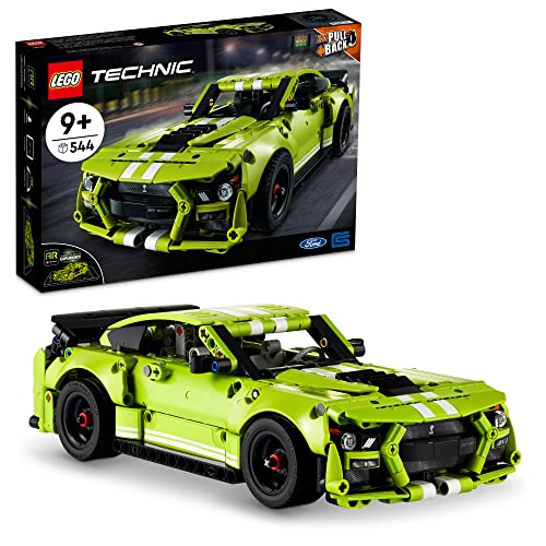 LEGO Technic Ford Mustang Shelby GT500 42138 Model Building Kit; Pull-Back Drag Race Car Toy for Ages 9+ (544 Pieces), List Price is $49.99, Now Only $39.99, You Save $10.00 (20%)