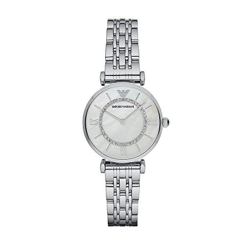 Emporio Armani Women's AR1908 Retro Stainless Steel Two-Hand Dress Watch List Price is $295, Now Only $129.00