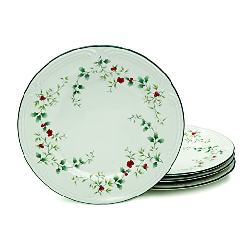 Pfaltzgraff Winterberry 10-1/2-Inch Dinner Plates, Set of 4, Only $23.99