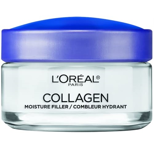 L'Oreal Paris Skincare Collagen Face Moisturizer, Day and Night Cream, Anti-Aging Face, Neck and Chest Cream to smooth skin and reduce wrinkles, 1.7 oz, List Price is $11.49, Now Only $6.74