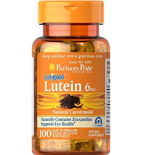 Puritans Pride Lutein 6 Mg With Zeaxanthin Softgels, 100 Count, List Price is $9.81, Now Only $2.77