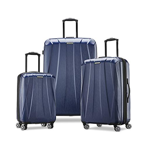 Samsonite Centric 2 Hardside Expandable Luggage with Spinner Wheels, Black, 3-Piece Set (20/24/28), Only $194.17