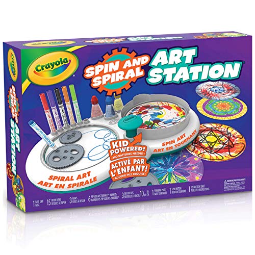Crayola Spin & Spiral Art Station, Kids Crafts, Toys for Boys & Girls, Gift, Age 6, 7, 8, 9, List Price is $26.19, Now Only $9.99, You Save $16.20 (62%)