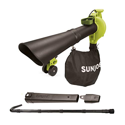 Sun Joe SBJ606E-GA-SJG 14-Amp 250MPH 4-in-1 Electric Blower/Vacuum/Mulcher/Gutter Cleaner, Green, List Price is $89, Now Only $50.98, You Save $38.02 (43%)