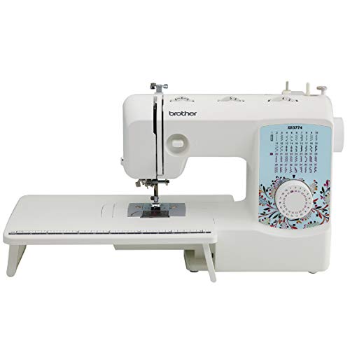 Brother XR3774 Full-Featured Sewing and Quilting Machine with 37 Stitches, 8 Sewing Feet, Wide Table, and Instructional DVD, only $128.00, free shipping