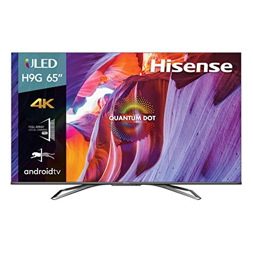 Hisense 65-Inch Class H9 Quantum Series Android 4K ULED Smart TV with Hand-Free Voice Control (65H9G, 2020 Model),  Only $653.81