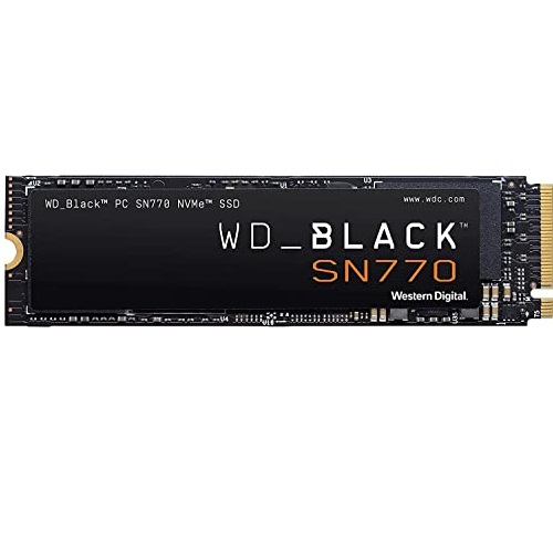 WD_BLACK 1TB SN770 NVMe Internal Gaming SSD Solid State Drive - Gen4 PCIe, M.2 2280, Up to 5,150 MB/s - WDS100T3X0E, List Price is $45.99