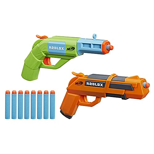 NERF Roblox Jailbreak: Armory, Includes 2 Hammer-Action Blasters, 10 Elite Darts, Code to Unlock in-Game Virtual Item, List Price is $21.99, Now Only $9.44, You Save $12.55 (57%)