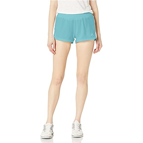 adidas Women's Pacer 3-Stripes Woven Shorts, List Price is $25, Now Only $7.42
