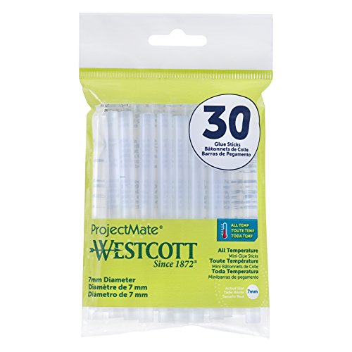 Westcott  热熔胶棒，30支，原价$10.66，现仅售$2.94，免运费！