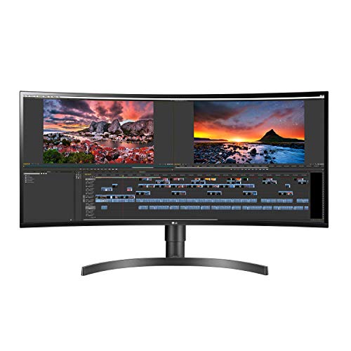 LG 34WN80C-B UltraWide Monitor 34” 21:9 Curved WQHD (3440 x 1440) IPS Display, USB Type-C (60W PD) , sRGB 99% Color Gamut, 3-Side Virtually Borderless Design, Tilt/Height Adjustable Stand Only $459.9