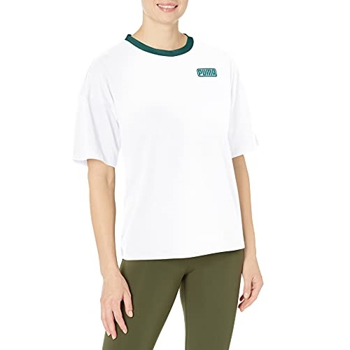 PUMA Women's Summer Stripes Fashion Tee, Now Only $7.56