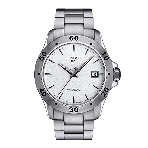 Tissot Men's V8 Swissmatic 316L Stainless Steel case Swiss Automatic Watch Strap, Grey, 22 (Model: T1064071103101), List Price is $450, Now Only $244.95, You Save $205.05 (46%)