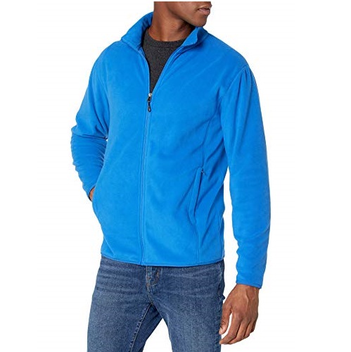 Amazon Essentials Men's Full-Zip Polar Fleece Jacket, List Price is $27.9, Now Only $8.47