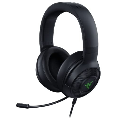 Razer Kraken V3 X Gaming Headset: 7.1 Surround Sound - Triforce 40mm Drivers - HyperClear Bendable Cardioid Mic - Chroma RGB Lighting - for PC - Classic Black, Only $39.99