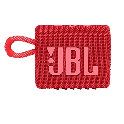 JBL Go 3: Portable Speaker with Bluetooth, Built-in Battery, Waterproof and Dustproof Feature - Red (JBLGO3REDAM), List Price is $49.95, Now Only $29.95, You Save $20.00 (40%)