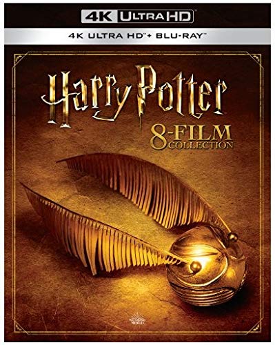 金盒特价！《Harry Potter哈里波特》8部电影全集，4K4K Ultra HD +  Blu-Ray蓝光版，原价$178.99，现仅售$64.99，免运费！